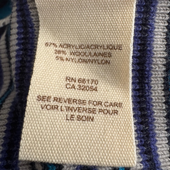 FREE PEOPLE Chevron Patterned Knit Top Size S/P - Picture 9 of 9